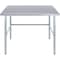 Amgood 30 in. x 48 in. Open Base Stainless Steel Metal Table WT-3048-RCB-Z - alternate 3